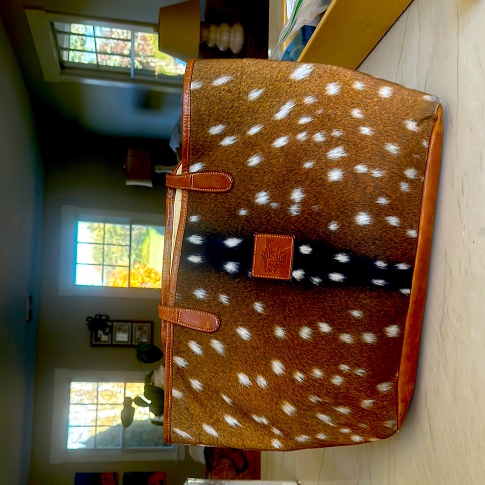 Barrington deer print tote